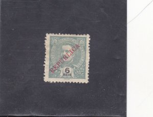 PORTUGUESE INDIA 6 r. LOCALLY SURCHARGED (1914)   NOT LISTED IN AFINSA CATALOGUE