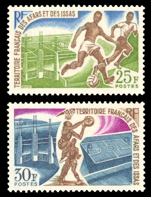 Afars and Issas 1967 Scott #315-316 Mint Never Hinged