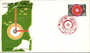 Japan FDC 39.6.19 - Opening of Transpacific Cable - F30356