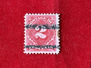 1894 SCOTT J30 Numeral 2 2 CENT USED CV $375