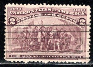 United States Scott # 231, used