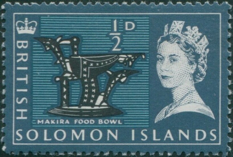 Solomon Islands 1965 SG112 ½d Makira Food Bowl MLH