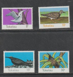 SC57-60 1977 Tokelau Birds sent MNH