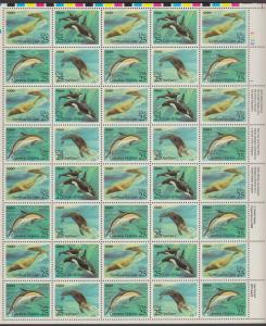 US #2508-11   Sea Creatures  Full sheet of 40  MNH