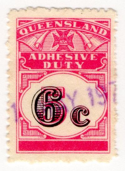 (I.B) Australia - Queensland Revenue : Adhesive Duty 6c on 5c OP