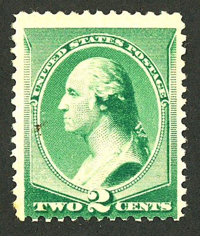 U.S. #213 MINT OG LH SML STAIN