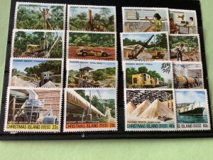 Christmas Island Indian Ocean 1980 & 1981  mint never hinged stamps Ref A2343