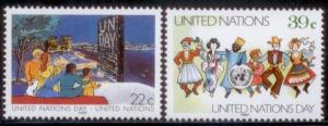 United Nations New York 1987 SC# 515-16 MNH-OG TS1