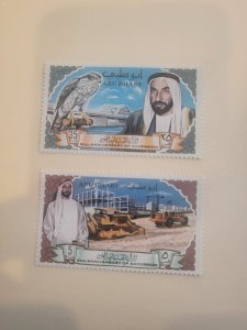 Stamps Abu Dhabi Scott #49-51 nh
