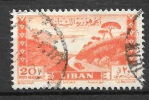 LEBANON - 1947 - 20p - DJOUNIE BAY - Used - AM -