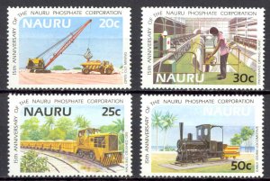 Nauru Sc# 307-310 MH 1985 Phosphate