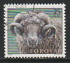 1979 Faroe Islands - Sc 42 - used VF - 1 single - Ram