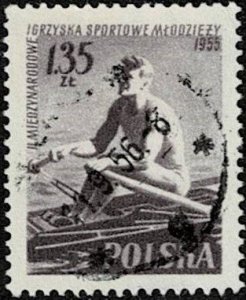 1955 Poland Scott Catalog Number 703 Used