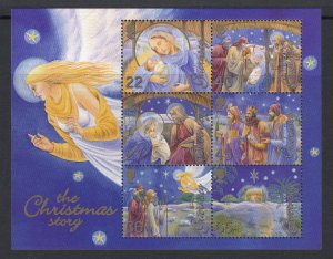 Guernsey 2002 Christmas Miniature Sheet,  mint NHM