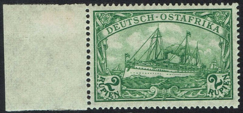 GERMAN EAST AFRICA 1905 YACHT 2R WMK LOZENGES 