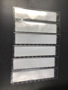 Prinz Scott Stamp Mount Clear (Pack of 15) (39x215mm) STRIP  Group Of 6 