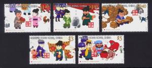 Hong Kong Sc# 1449-53 MNH Chinese Idioms