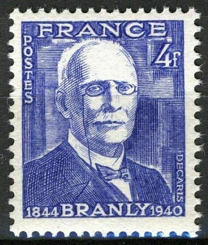 France 1944, 4 Fr Edouard Branly (1844-1940), physicist VF MNH, Mi 613