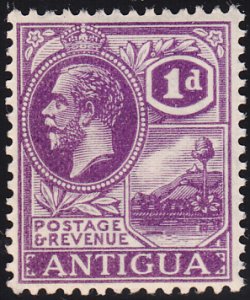 Antigua 1921-29 MNH Sc #44 1p St. John's Harbour