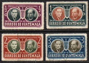 Guatemala SC #350-353 Mint/Used