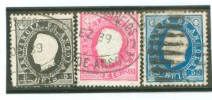 Angola #16/18a/21 Used Single