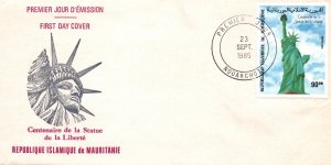 Mauritania 584 Statue of Liberty U/A FDC