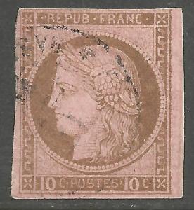 FRENCH COLONIES SCOTT 20