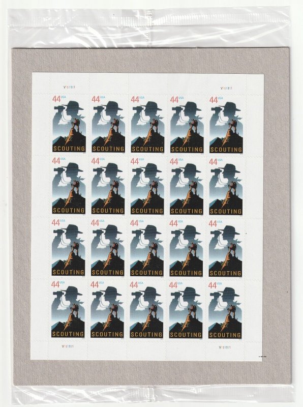 US 4472 Scouting 44c sheet 20 (sealed) MNH 2010