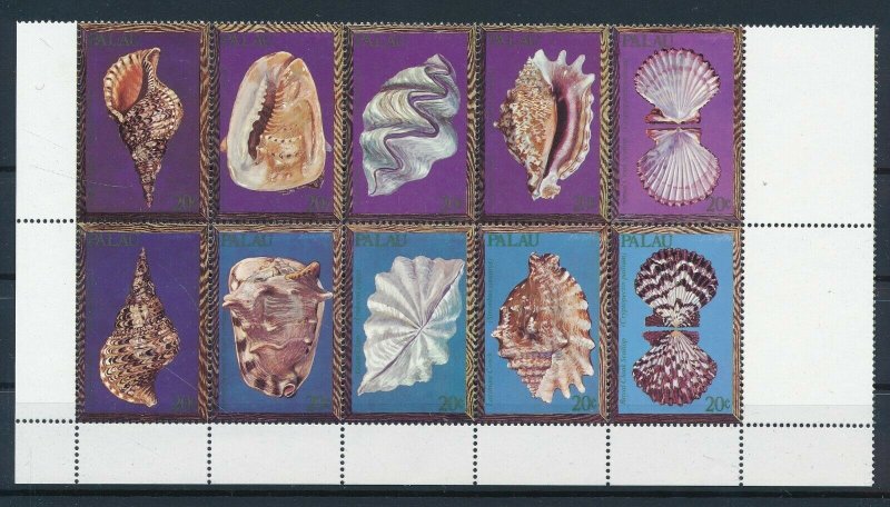 [I2699] Palau 1984 Shells good set of stamps very fine MNH