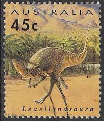 Australia #1343 Dinosaur Used