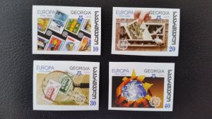 50th anniversary of EUROPA stamps - Georgia - 4x Bl + 2x set ** MNH