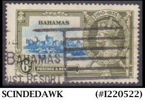 BAHAMAS - 1935 KGV SILVER JUBILEE 6d - 1V USED SCOTT#94