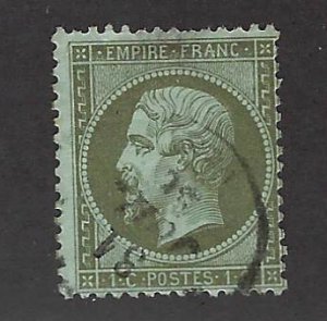 France SC#22 Used Fine $17.75...Always Collectible!