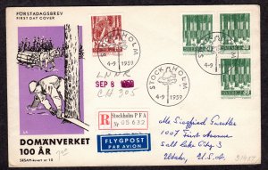 Sweden, Scott # 544-546,  FDC Lot 230716-01