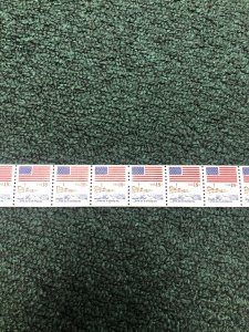 1891 .18 Flag PLATE NUMBER 6 Strip Of 9 Very Fine MNH Very Scarce