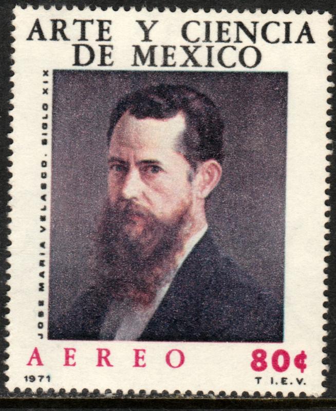 MEXICO C382 Art & Science Jose M Velasco picture. MINT, NH. F-VF