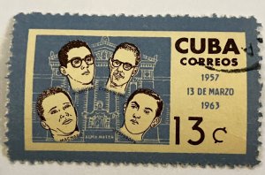 1963 Cuba 6th Anniversary of Attack of the Presidential Palace 13c