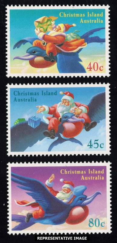 Christmas Islands Scott 370-372 Mint never hinged.