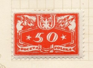 Poland 1920 Early Issue Fine Mint Hinged 50h. NW-184396