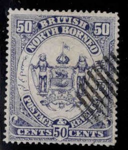 North Borneo Scott 45 Used 51c Coat of Arms stamp