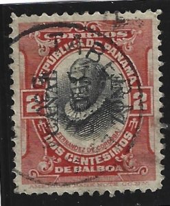 Canal Zone Scott #32 Used 2c Type I  O/P SON TABERNILLA Cancel 2019 CV $4.50++