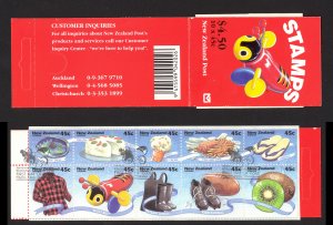 New Zealand Sc# 1218a SG# W46b FD Cancel Booklet 1994  $4.50 Kiwiana