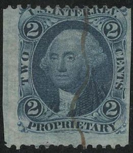USA R13b Fine, large imperf margins, rare stamp, nice price Retail $350