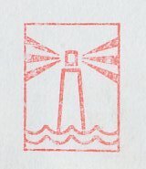 Meter cover Netherlands 1986 Lighthouse