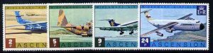 ASCENSION IS. - 1975 - Wideawake Airfield - Perf 4v Set - MNH