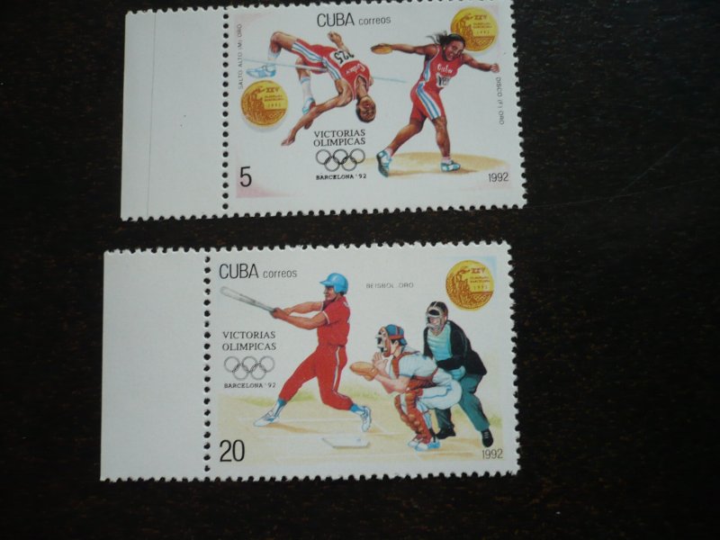 Stamps - Cuba - Scott# 3448-3456 - MNH set of 9 stamps