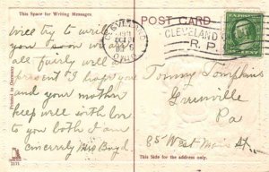 United States Streetcars Cleveland, Ohio Trip 6 Cleveland Circuit R.P.O. 1911...