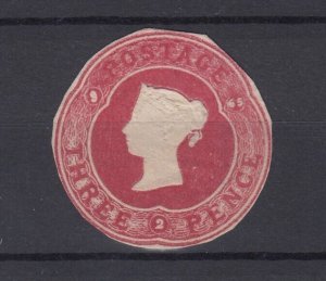 GB QV 3d  Embossed Postal Stationery Cut to Shape MNH BP8059