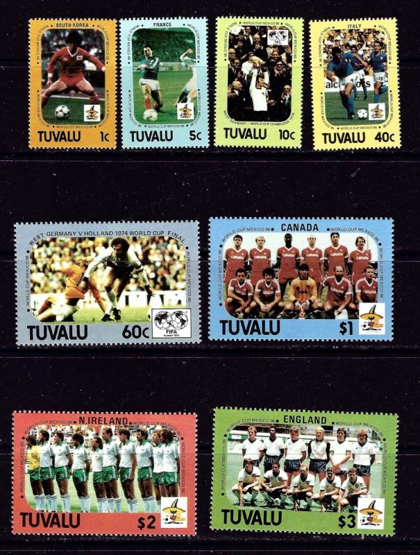 Tuvalu 364-71 NH 1986 World Cup Soccer