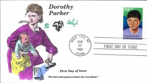 Pugh Designed/Painted Dorothy Parker...89 of 101 created!!